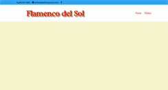 Desktop Screenshot of flamencodelsolaz.com